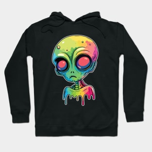 Colorful UFO Alien Hoodie